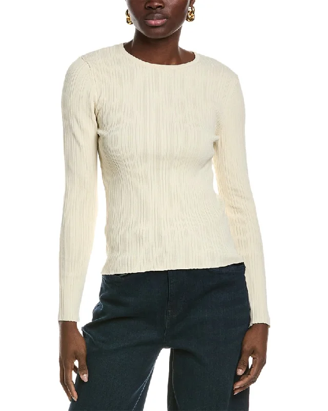 Kenneth Cole Multi Rib Sweater Lace Blend Ribbed Blend Corduroy Blend