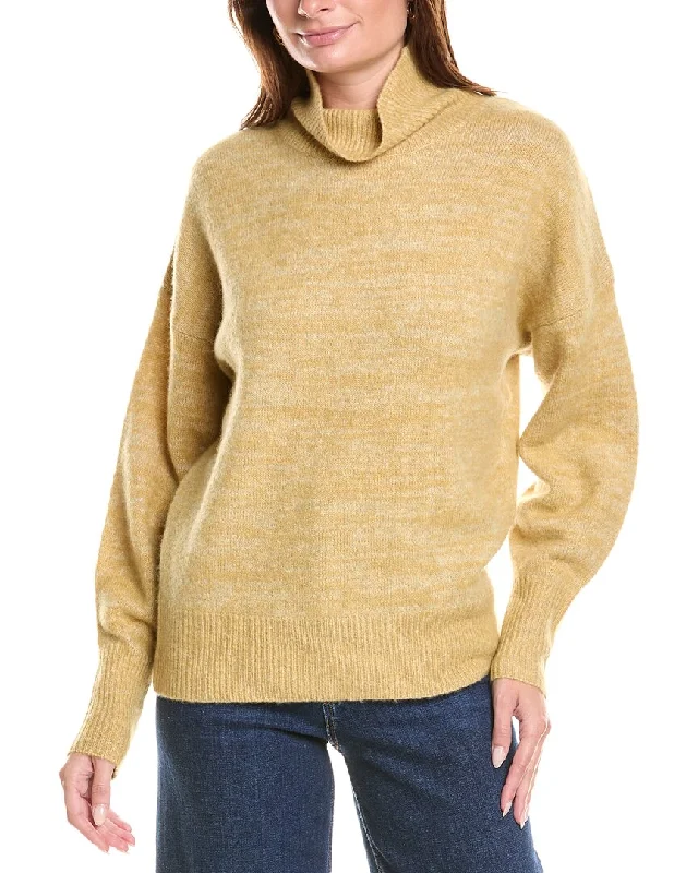 27 Miles Malibu Oversized Cashmere, Silk, & Wool-Blend Sweater Slim Fit Regular Fit Oversized