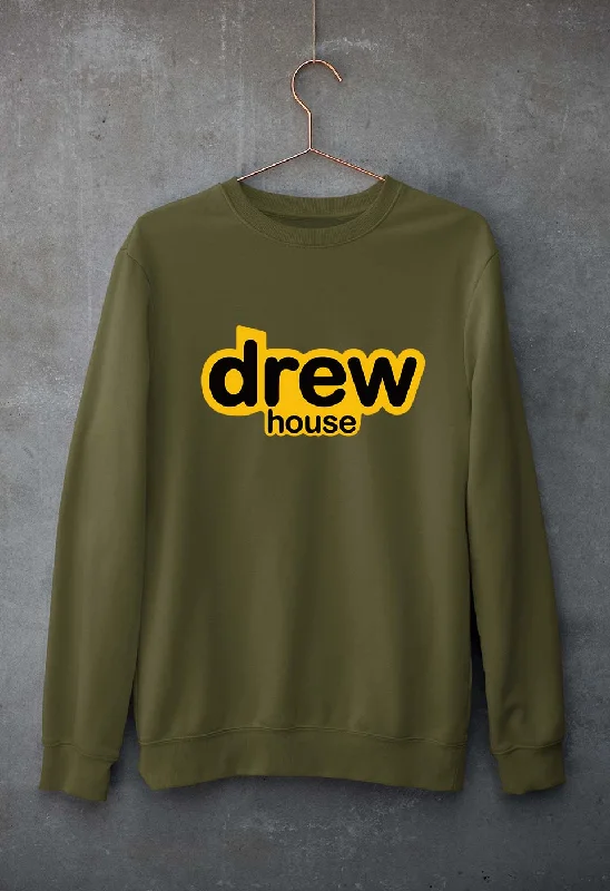 Drew House Unisex Sweatshirt for Men/Women Hoodie with Hem Detail Decorative Unique