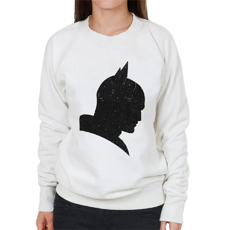 The Batman Silhouette Women's Sweatshirt Hoodie with Velcro Closure Adjustable Secure