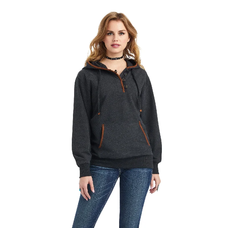 REAL Elevated Hoodie Hoodie with Raglan Sleeves Sporty Comfortable