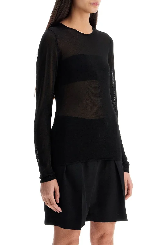 Golden Goose Black Viscose Sweater With Small Metallic Applications Hooded Caped Shawl Collar