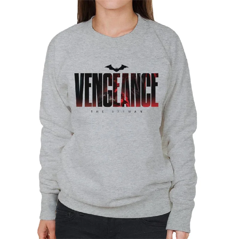 The Batman Looking For Vengeance Women's Sweatshirt Hoodie with Hem Patch Decorative Personalized