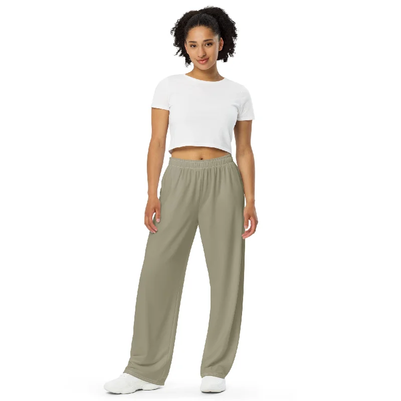 Life League Gear - Desert Tan - Unisex - Wide-Leg Pants Formal Wide-Leg Pants