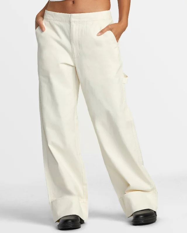 Back Bay Relaxed Fit Pants - Latte Classic Chino Pants