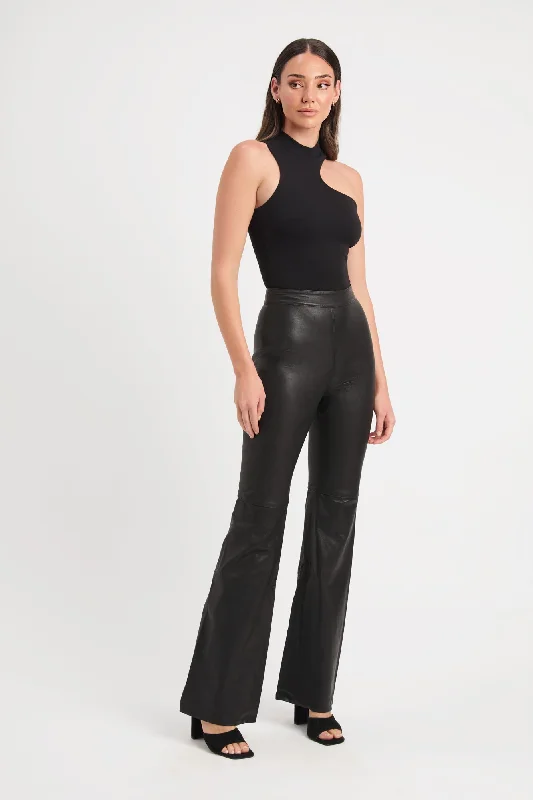 Iona Leather Pant Cozy Maternity Pants