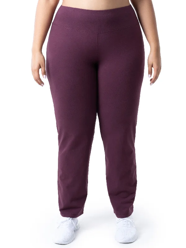 Athletic Works Women's Plus Size Core Active Relaxed Fit Pants Elegant Palazzo Trousers