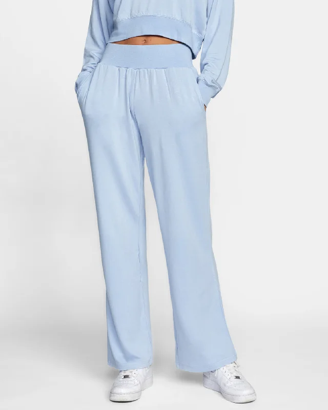 Rise Up Lounge Pants - Iris Trendy High-Waist Trousers