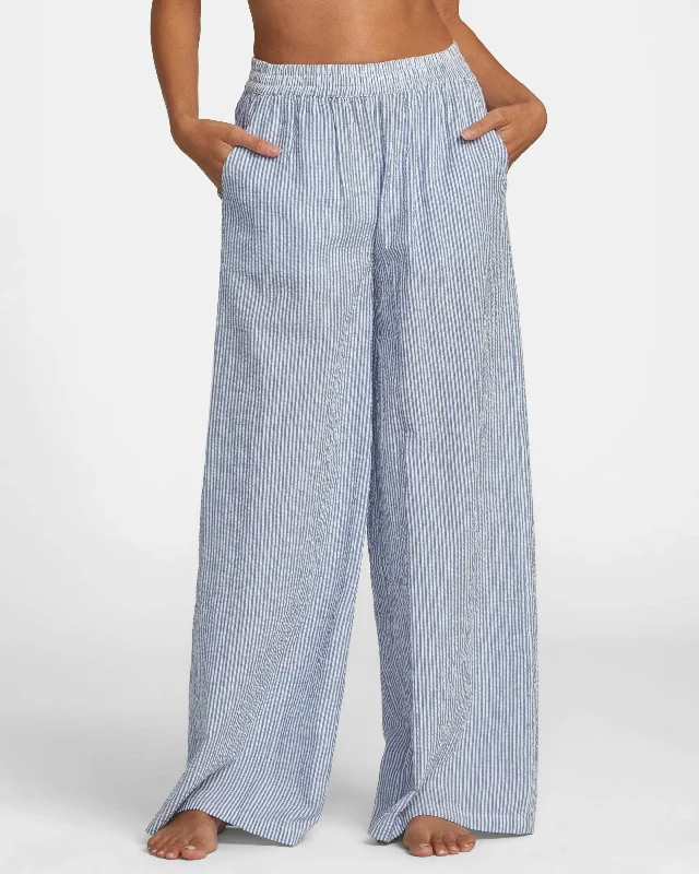 New Yume Beach Pants - Coronet Blue Relaxed Casual Leggings