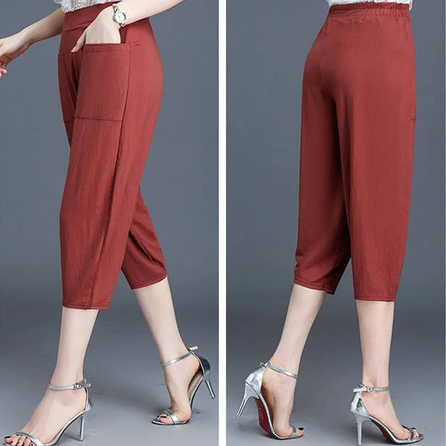 Wine Red calf-length