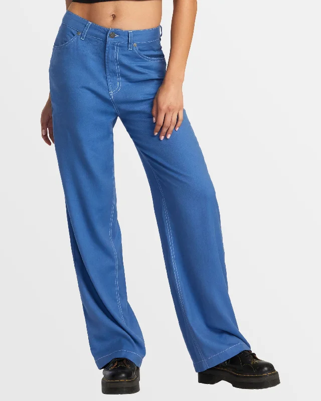 Coco Pants - Federal Blue Classic Straight-Leg Pants