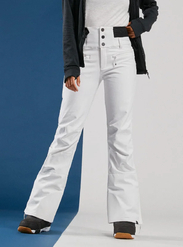 Rising High Skinny Technical Snow Pants - Bright White Relaxed Fit Trousers