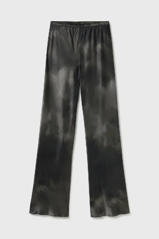 BIAS CUT PANTS-SMOKE High-Waist Jogger Pants