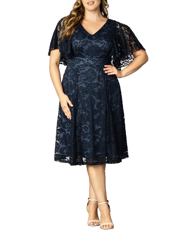 Camille Lace Cocktail Dress | TWILIGHT BLUE