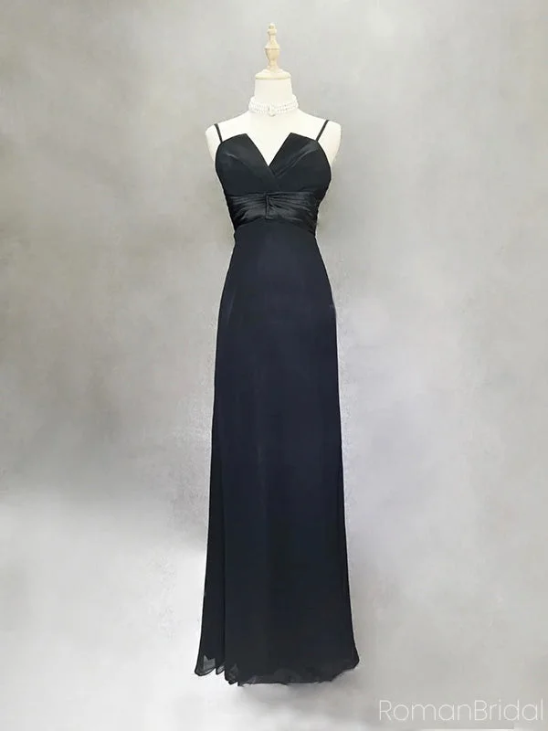 Simple Spaghetti Strap Sleeveless Mermaid Chiffon Long Prom Dresses For Party Online, OL426 Simple Spaghetti Strap Sleeveless Mermaid Chiffon Long Prom Dresses For Party Online, OL426