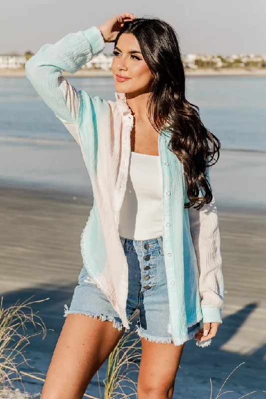 Let Me Adore You Cotton Candy Ombre Button Front Gauze Blouse FINAL SALE Polished Work Blouse Let Me Adore You Cotton Candy Ombre Button Front Gauze Blouse FINAL SALE Polished Work Blouse