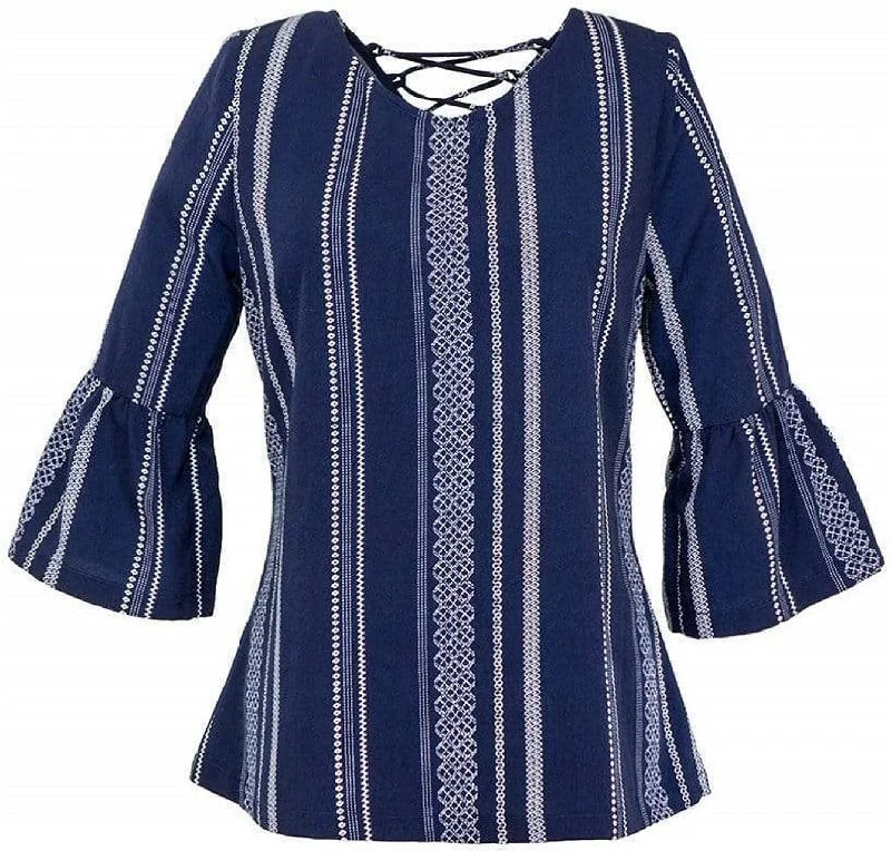 Lauren Blouse Sheer Sleeve Blouse