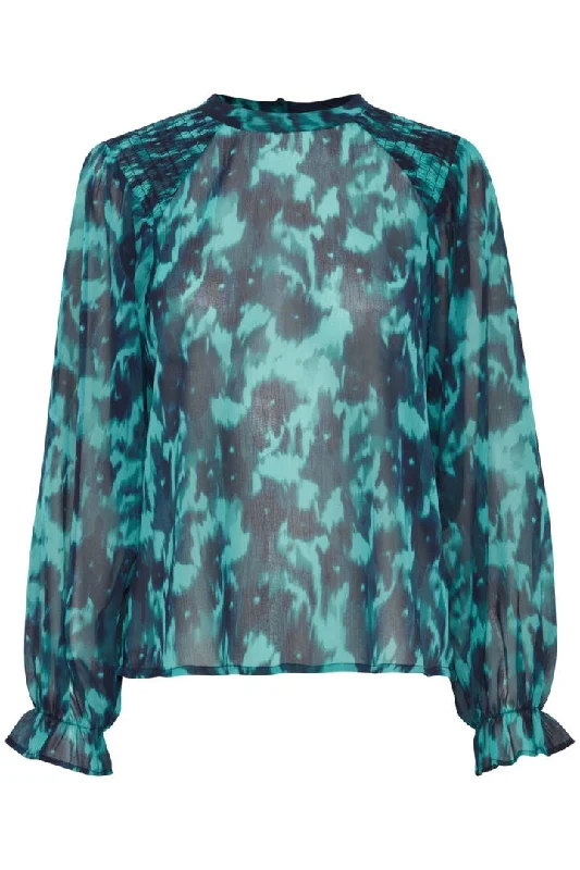 Florro Blouse Soft Satin Blouse