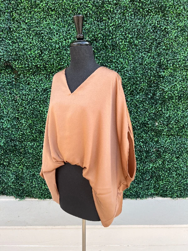 Front Tuck Stain Blouse Sleeveless Summer Blouse
