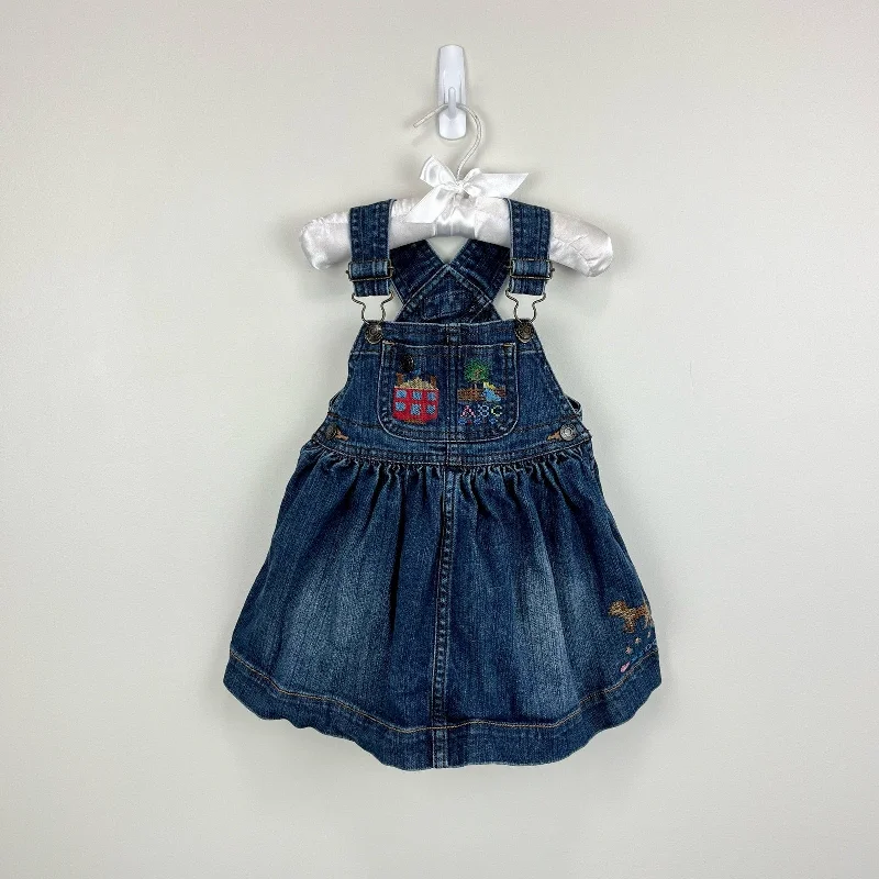Ralph Lauren Embroidered Denim School Jumper 18 Months Chenille Fabric Brocade Fabric Lace Fabric Ralph Lauren Embroidered Denim School Jumper 18 Months Chenille Fabric Brocade Fabric Lace Fabric
