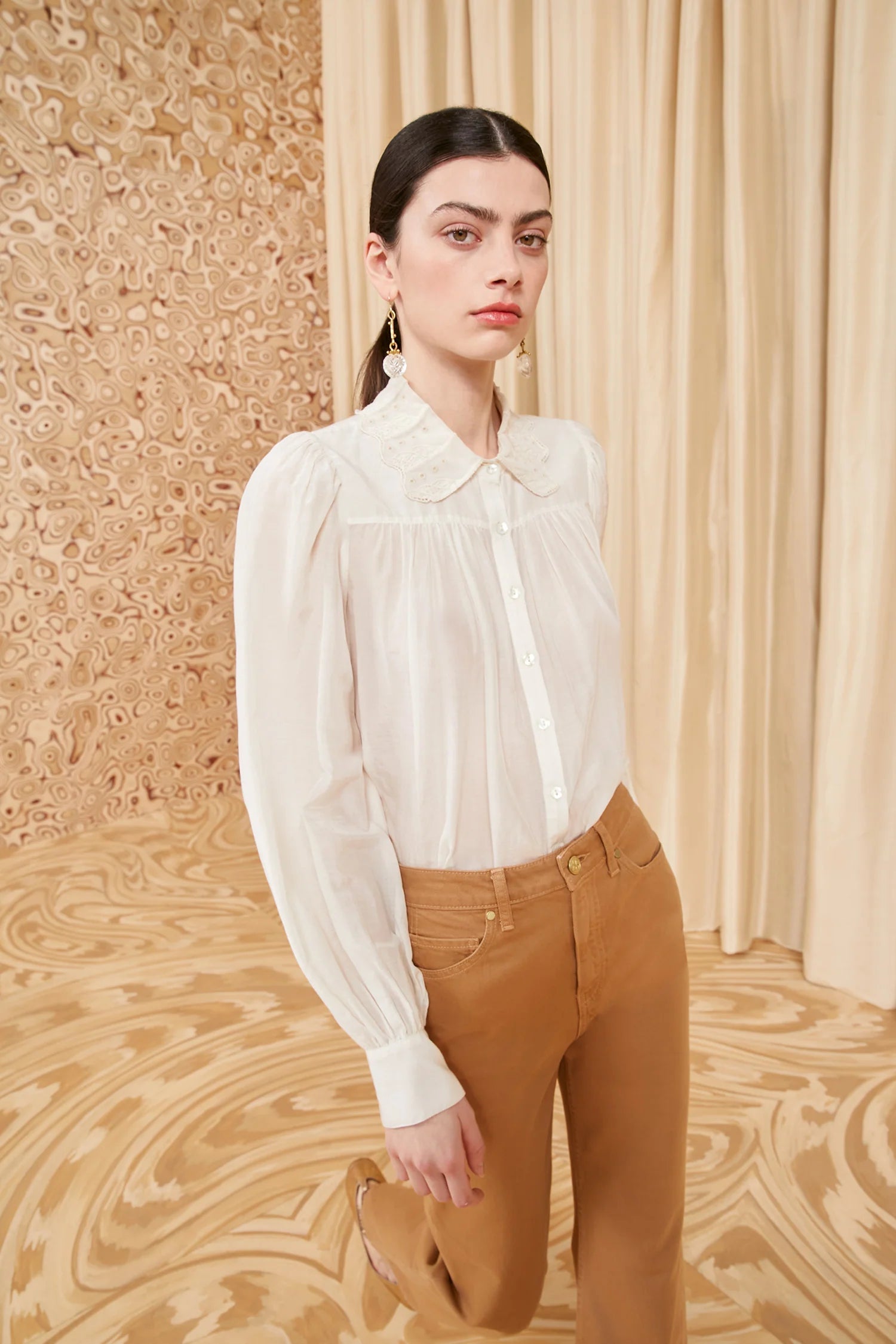 Rowan Blouse - Pristine Stylish Wrap Blouse