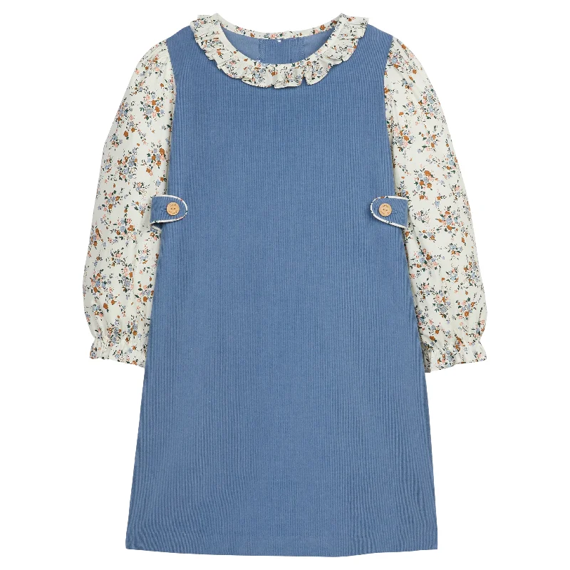 Greenwich Jumper Set - Brownfield Floral Tailored Straight A-Line