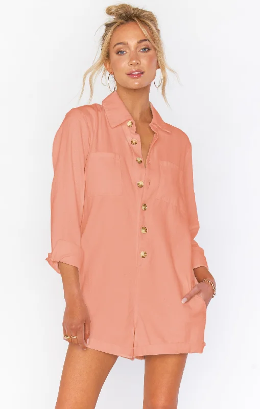 Tegan Jumper ~ Dusty Coral Ribbed Striped Patterned