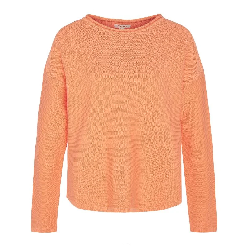 Barbour Marine Ladies Knitted Jumper - Apricot Crush Layered Multi-layer Single Layer Barbour Marine Ladies Knitted Jumper - Apricot Crush Layered Multi-layer Single Layer