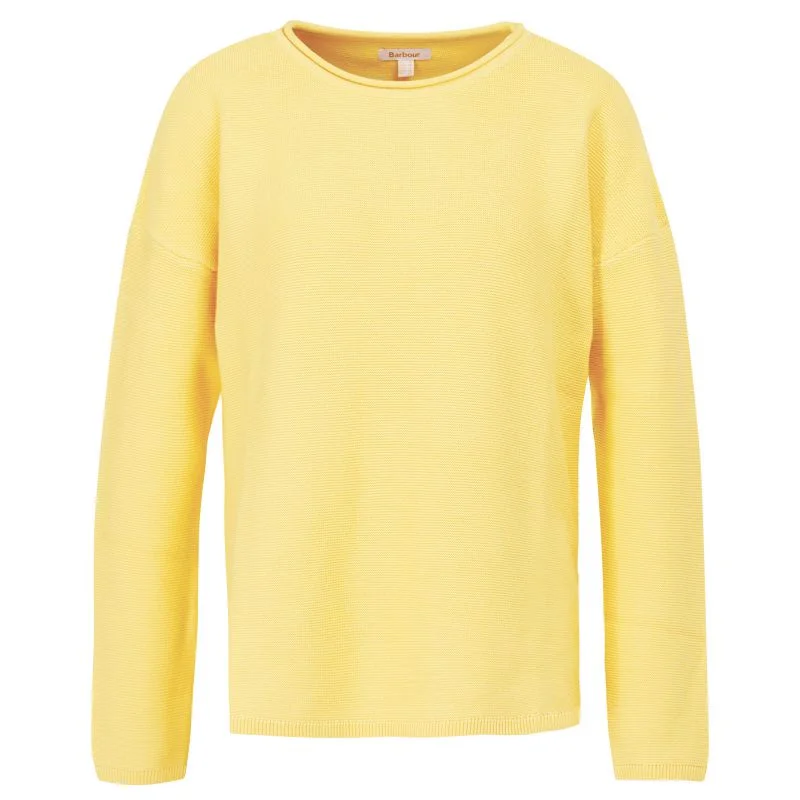 Barbour Mariner Ladies Knit Jumper - Sunrise Open Front Closed Front Wrap Front