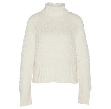 Barbour Women's Malton Knitted Jumper Boat Neck Shawl Collar Notched Collar