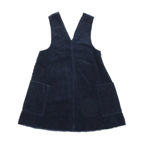 Blue Corduroy Jumper Elegant Classic Vintage
