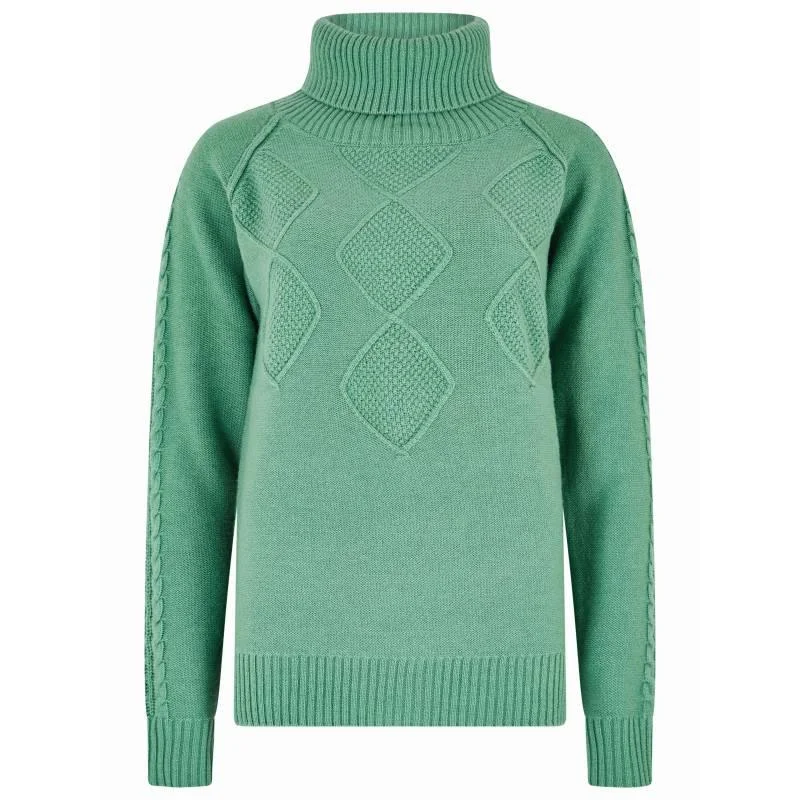 Dubarry Belleek Ladies Roll Neck Jumper - Crab Apple Front Pockets Side Pockets Patch Pockets Dubarry Belleek Ladies Roll Neck Jumper - Crab Apple Front Pockets Side Pockets Patch Pockets