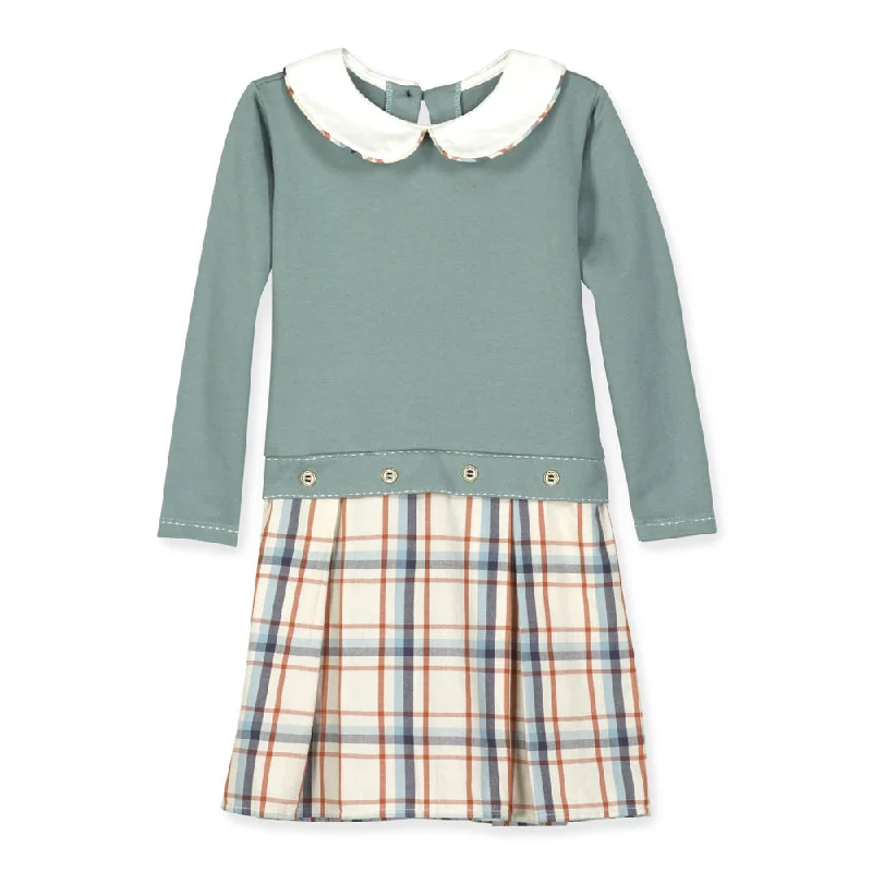 Evelyn Jumper -- Bostonia w/ Baker Plaid Cable Knit Ribbed Knit Lace Knit