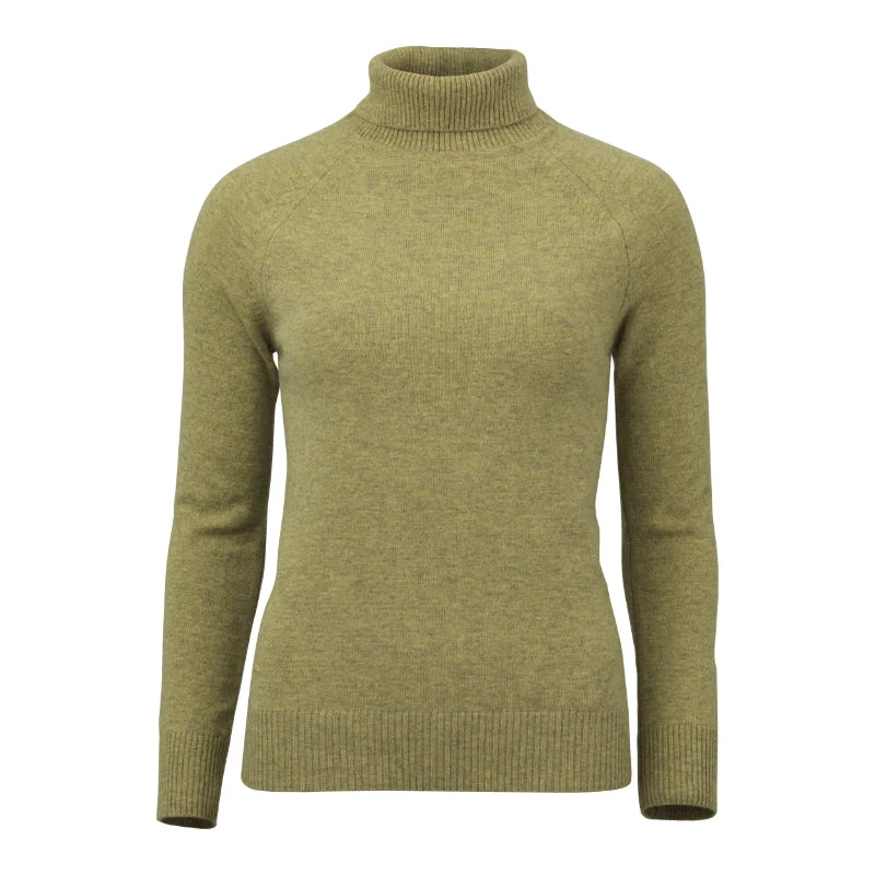 Laksen Kit Ladies Lambswool Cashmere Roll Neck Jumper - Mustard Casual Formal Business Laksen Kit Ladies Lambswool Cashmere Roll Neck Jumper - Mustard Casual Formal Business