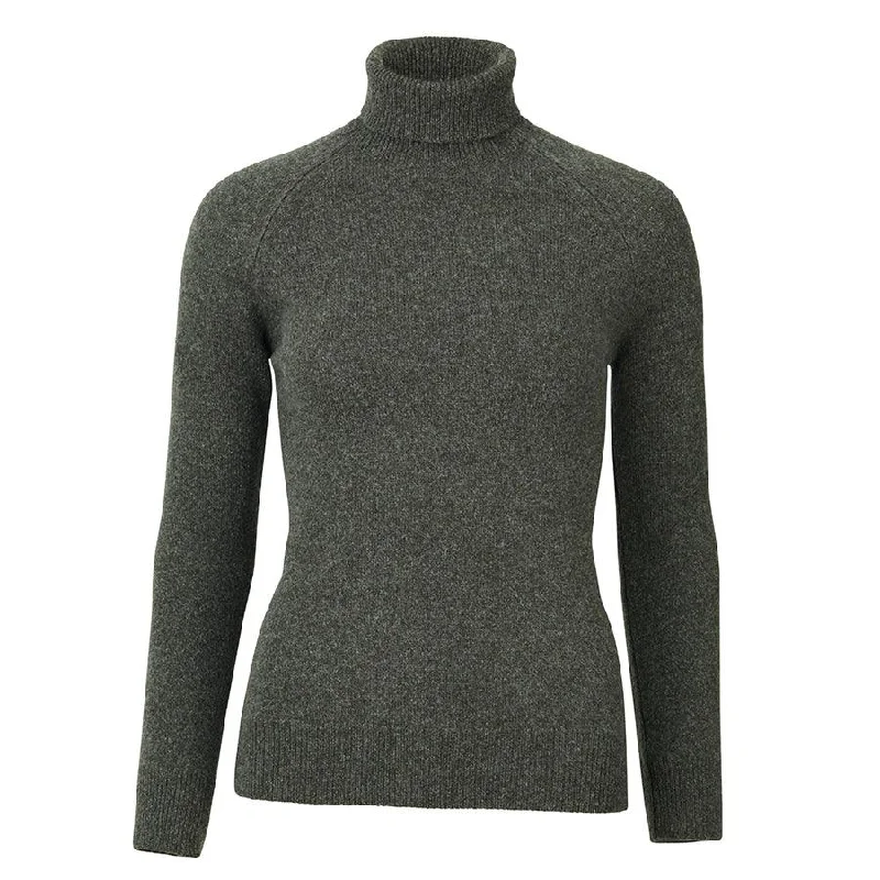 Laksen Westminster Ladies Lambswool Roll Neck Jumper - Loden Terry Blend Velvet Blend Canvas Blend Laksen Westminster Ladies Lambswool Roll Neck Jumper - Loden Terry Blend Velvet Blend Canvas Blend