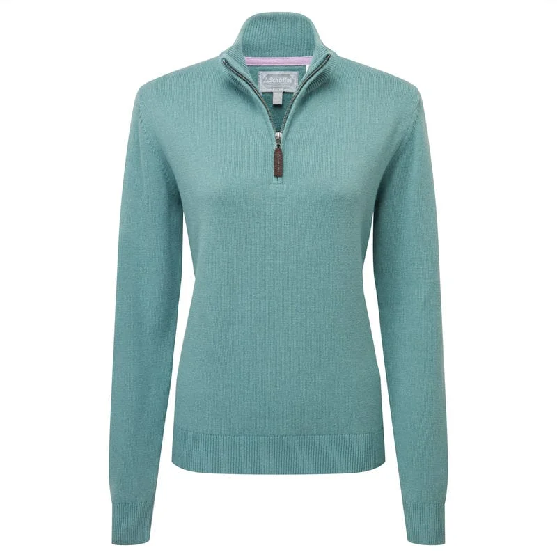 Schoffel Pateley Ladies Jumper - Arctic Blue Cotton Fabric Linen Fabric Terry Fabric Schoffel Pateley Ladies Jumper - Arctic Blue Cotton Fabric Linen Fabric Terry Fabric