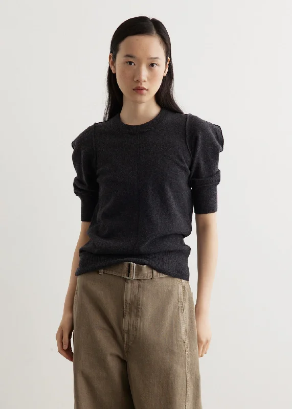 Short Sleeve Jumper Fitted Loose Oversized