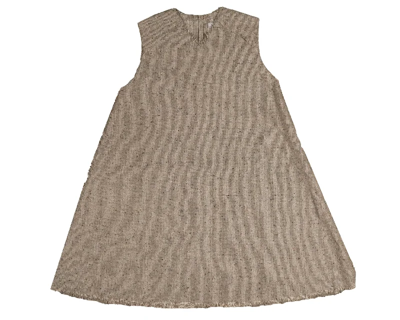 Tweed grey edging jumper  by Noma Ribbed Striped Patterned
