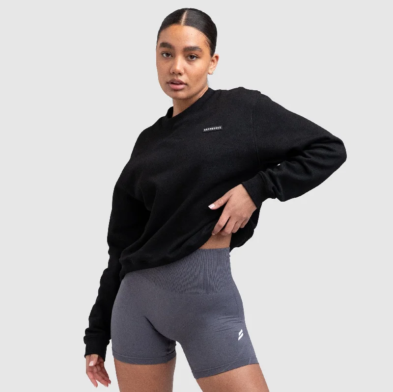 Women's Everyday Jumper - Black Velvet Chenille Corduroy