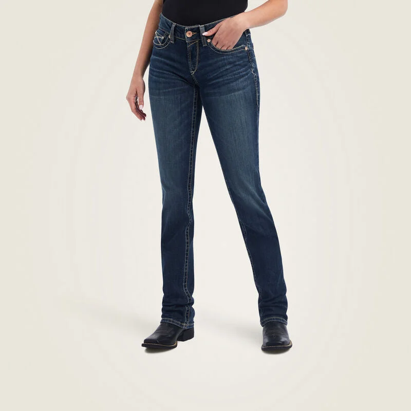 Women's R.E.A.L. Freesia Straight Jean Cozy Wide-Legged Jeans