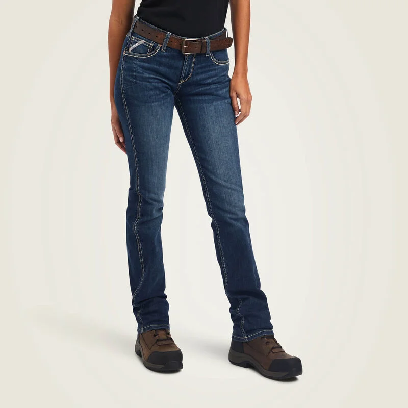 Women's Rebar Riveter Straight Jean Casual Skinny Fit Jeans