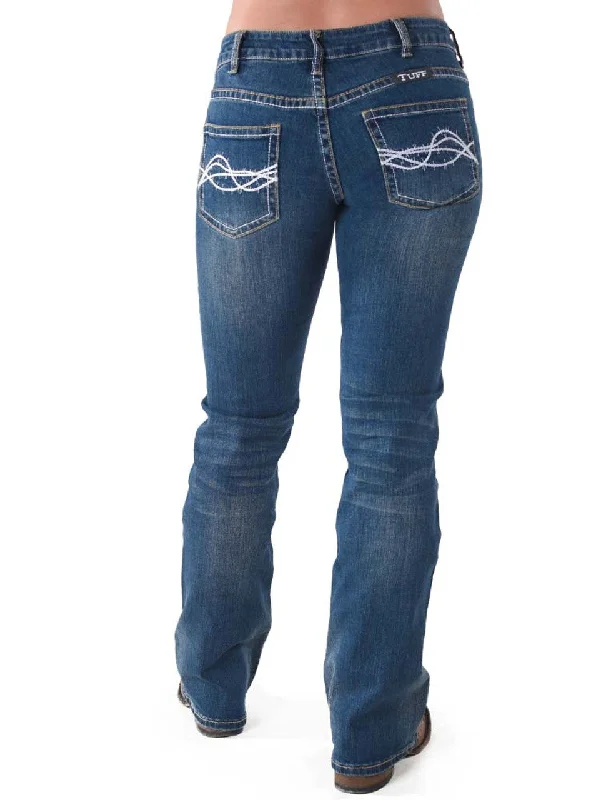 Women's Don't Fence Me In Jean Trendy Classic Fit Jeans
