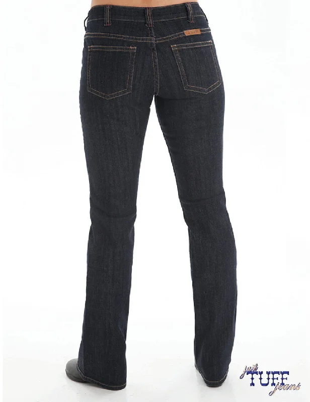 Women's Just Tuff Dark Jean Stylish Bootcut Denim Jeans