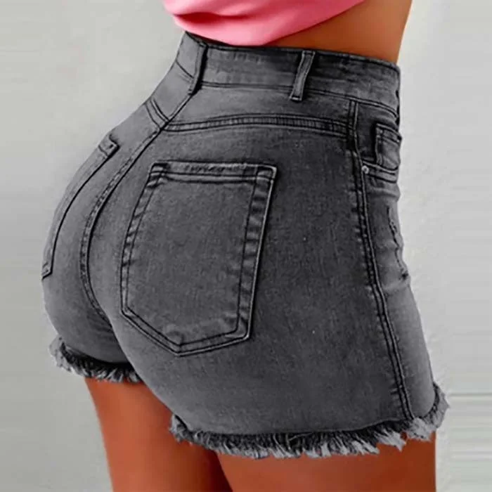 Custom Fashion Push Up Wash Spandex Skinny Blue Stretchy Denim Women's Shorts Plus Size Summer High Waist Jean Shorts For Women Fashionable White Denim Jeans Custom Fashion Push Up Wash Spandex Skinny Blue Stretchy Denim Women's Shorts Plus Size Summer High Waist Jean Shorts For Women Fashionable White Denim Jeans