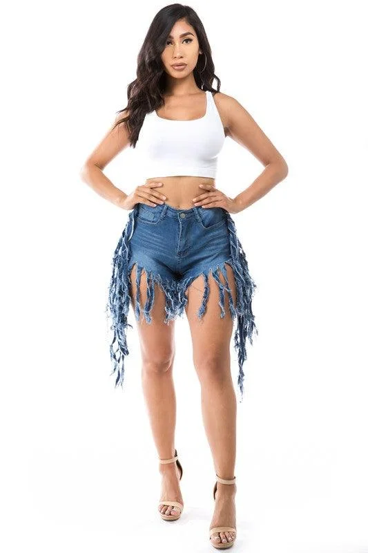 Ladies Blue Jean Shorts Sizes Up To 3Xl Trendy Classic Fit Jeans