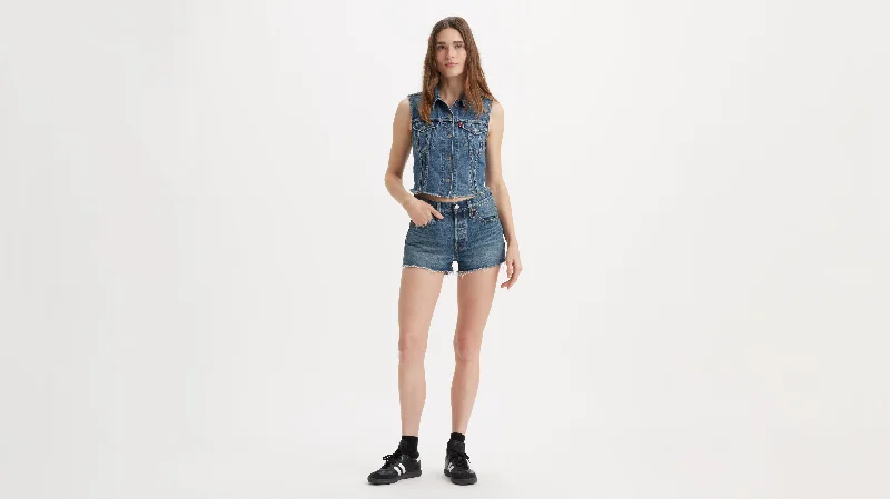 Levi's® Women's 501® Original High-Rise Jean Shorts Chic Ripped Jeans