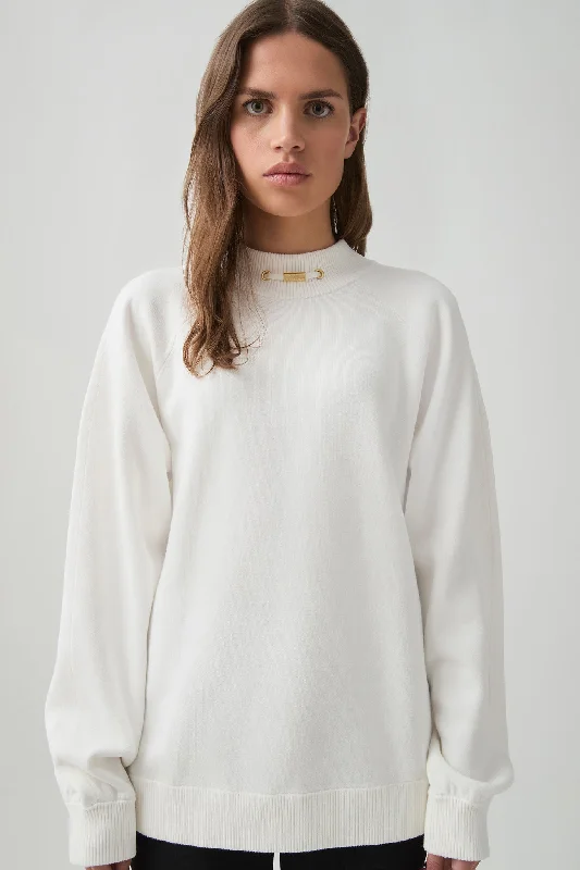 Raglan Knitted Jumper 401 Polka Dot Checkered Tartan