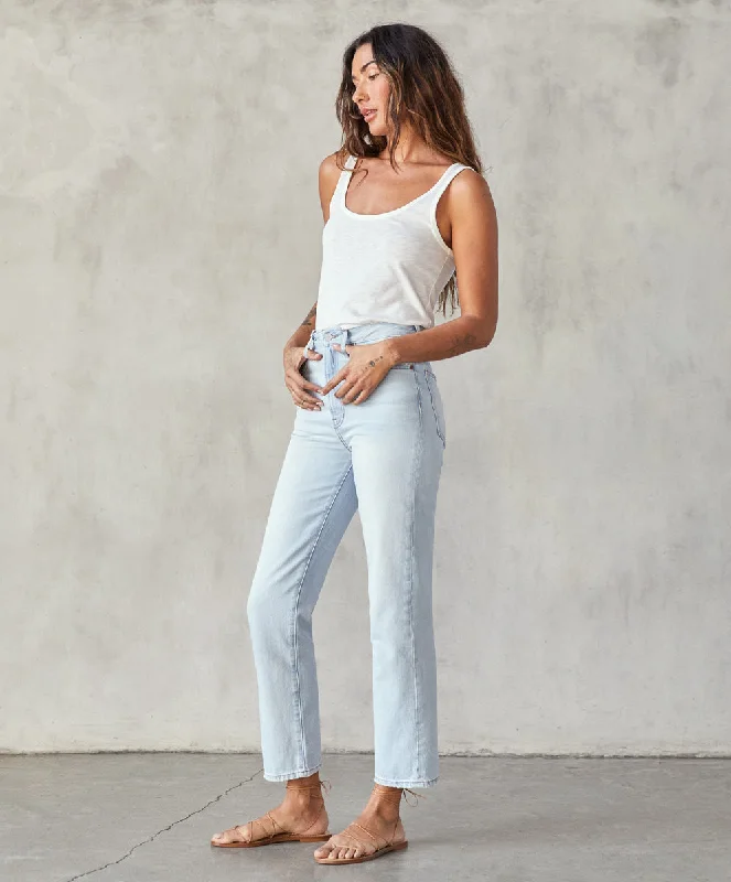 The Strand Straight Jean Classic Black Denim Jeans