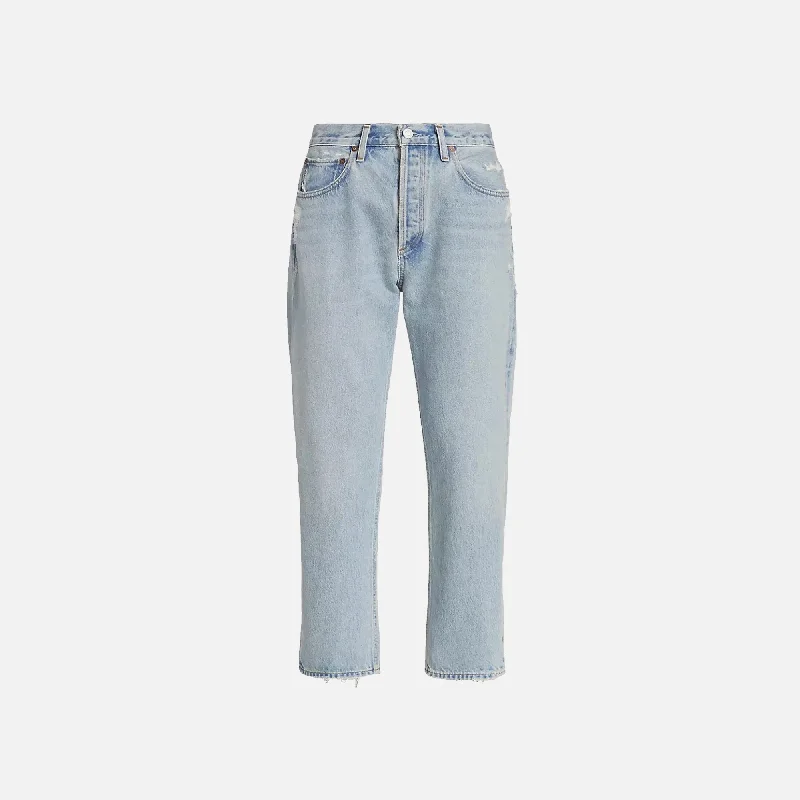 Agolde Parker Jean - Swapmeet Trendy Wide-Leg High-Waist Denim