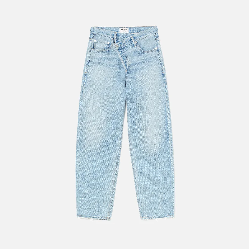 Agolde Criss Cross Jean - Suburbia Stylish Relaxed Fit Skinny Jeans